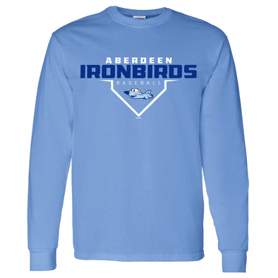 Aberdeen IronBirds - Adult Carolina Blue Long Sleeve T-Shirt