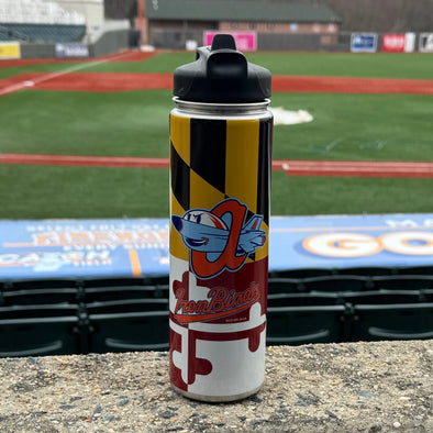 Aberdeen IronBirds - 22oz Maryland Flag Water Bottle