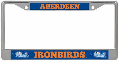 Aberdeen IronBirds - Chrome License Plate Cover