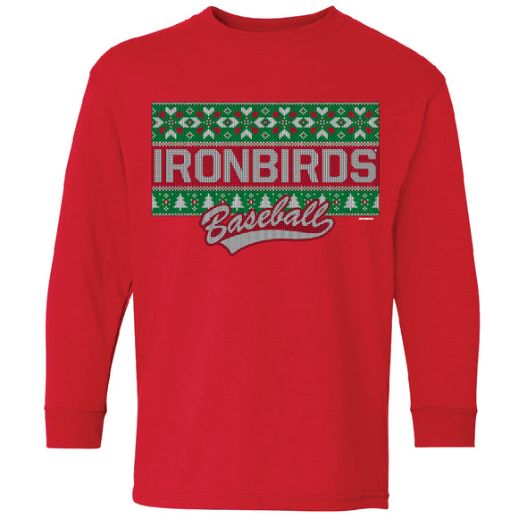 Aberdeen IornBirds - Youth Long Sleeve Tidings Holiday Shirt