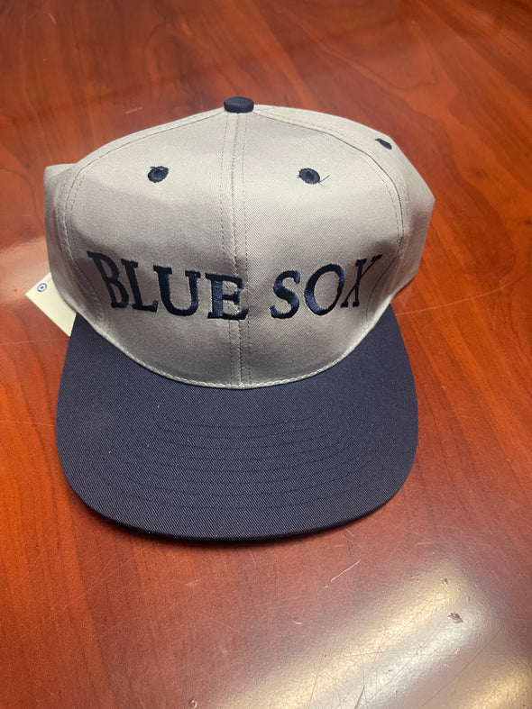 Utica Blue Sox Gray Adjustable Cap